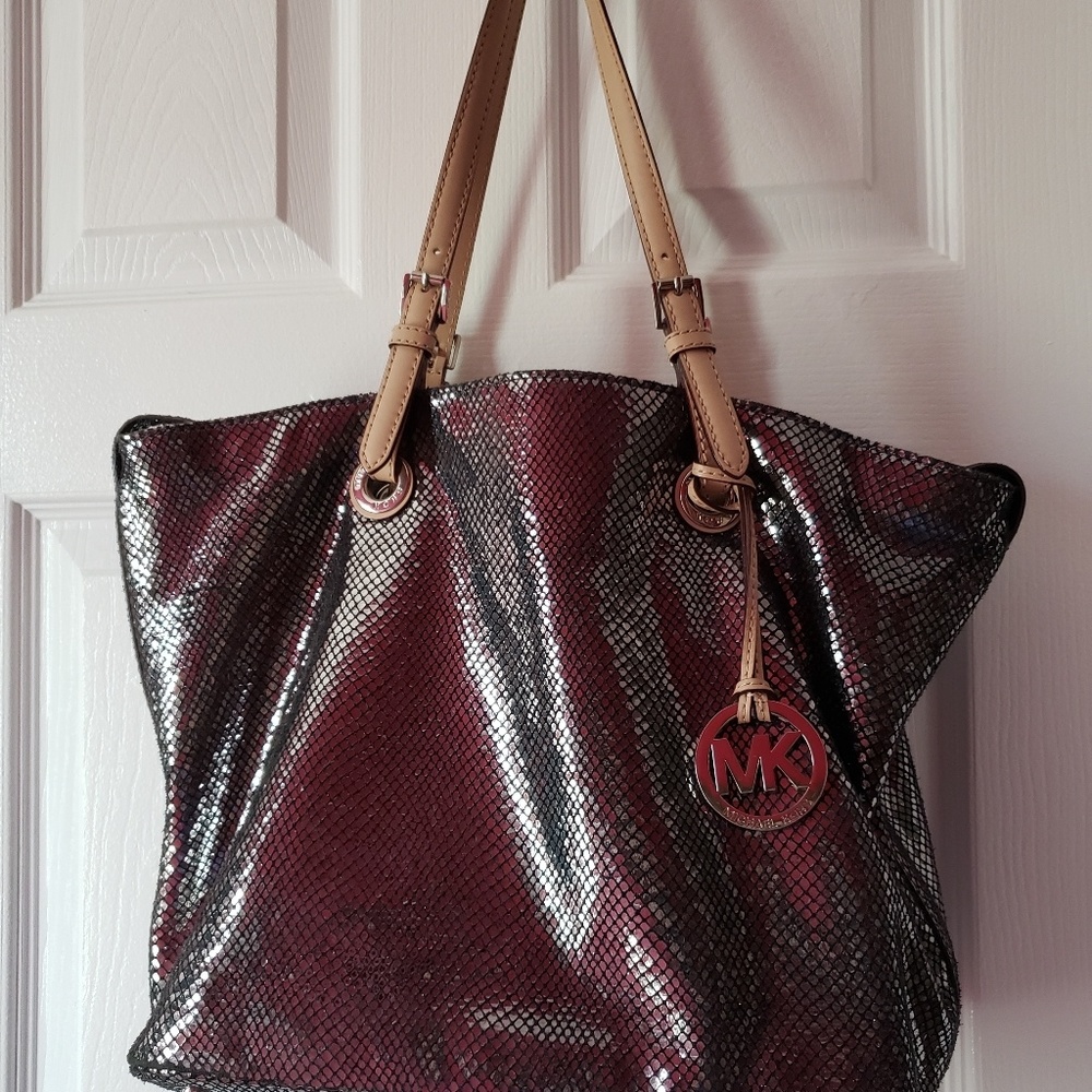 Michael Kors Gunmetal Tote